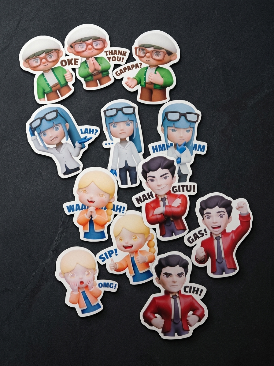 Sticker Pack — Dax